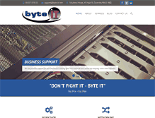 Tablet Screenshot of byte-it.com